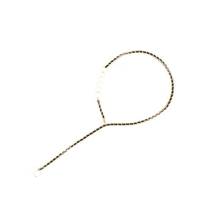 Pearl Chain Belt- Black