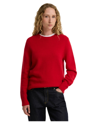 Woodhouse Sweater- Crimson