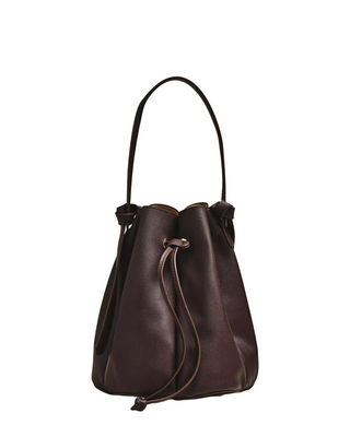 Laguna Bucket Bag- Chocolate Leather
