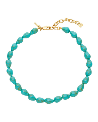 Baroque Turquoise Collar Necklace