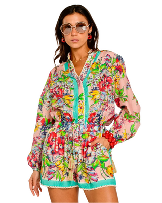 Emmett Top- Vintage Scarf