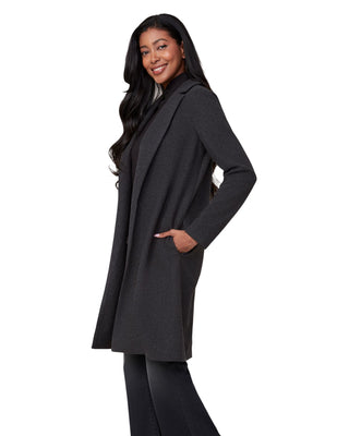 City Cardigan Coat- Black