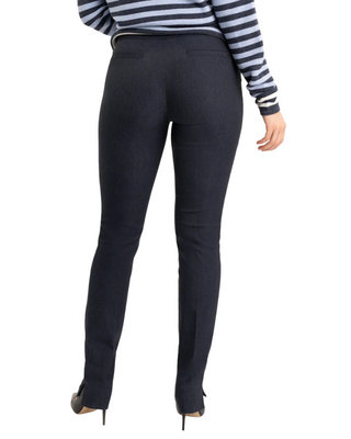 Renuar Pull On Full Length Pant- Indigo