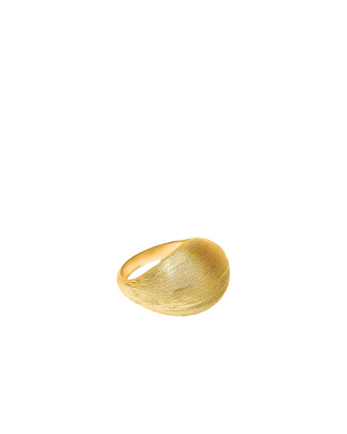 Cobblestone Bombé Ring- Gold- 7
