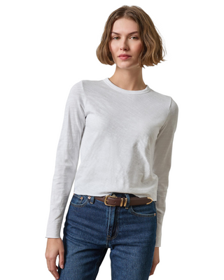 Vintage Bias Tee- White