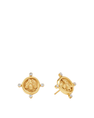Bee Cameo Stud- CZ