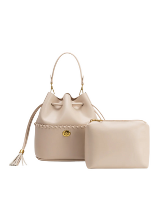 Janae Top Handle Bag - Bone