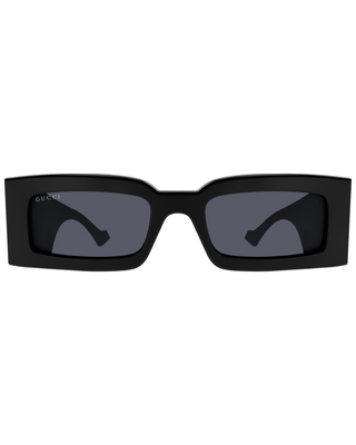 Gucci Slim Rectangle Sunglasses- Black