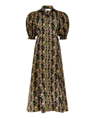 Rosie Shirtdress- Berrywood Scroll