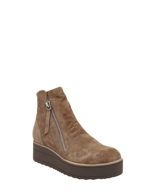 Nene-To Sneaker Bootie- Light Chocolate Suede