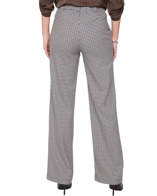 Toni Houndstooth Straight Leg Pant
