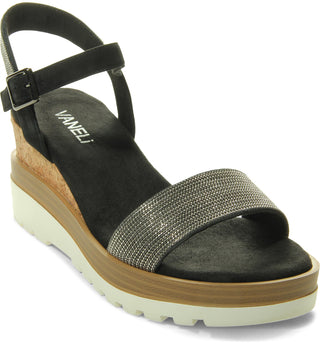 Cedra Wedge- Black Suede