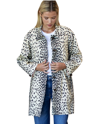 Atelier Short Coat- Leopard