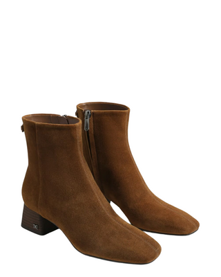 Paige Ankle Boot- Warm Nutmeg Suede