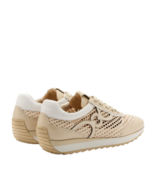 Dakota Sneaker- Almond Raffia