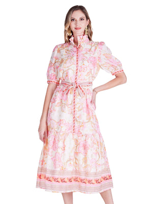 Bellview Midi Dress- Aloha Bloom