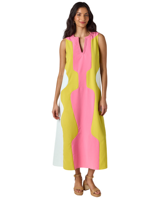 Schaeffer Dress- Garden Colorblock