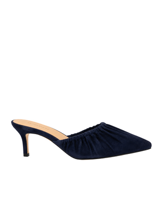 Crilla Mule- Navy Suede