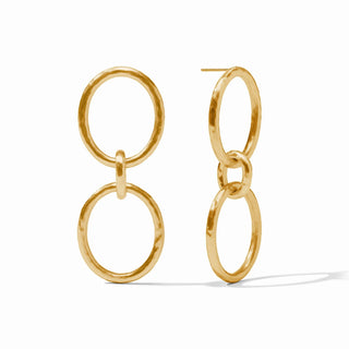 Catalina Duo Link Earring- Gold