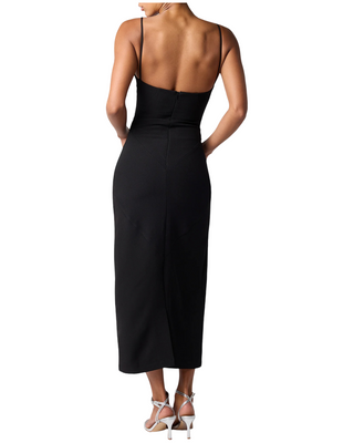 Rocky Column Dress- Black