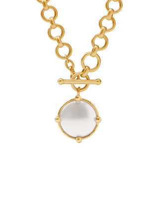 Honeybee Demi Necklace- Pearl