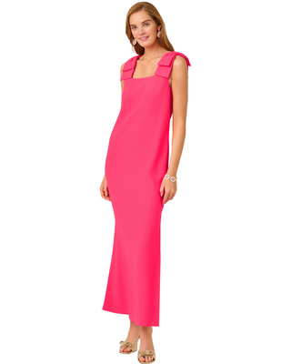 Bernice Maxi Dress- Lipstick