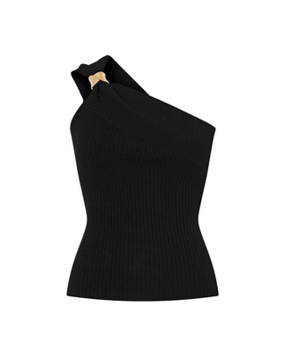 Sivan Asymmetrical Top- Black