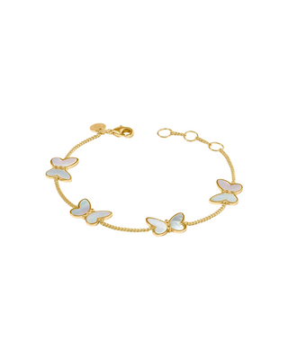 Papillon Delicate Bracelet- Mother of Pearl