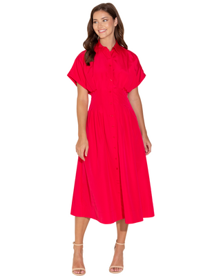 Becca Dress- Poppy Pink