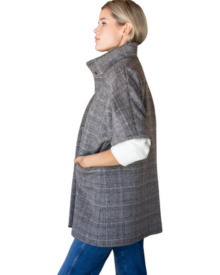 Layering Jacket- Stewart Plaid Chestnut
