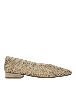 Kasey Knit Ballet Flat- Amber Gold