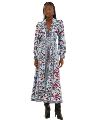 Marcelle Soft Blue Maxi Dress