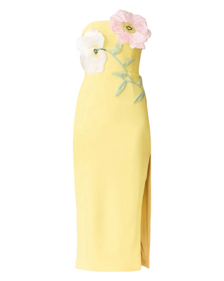 Hope Midi Dress- Yellow