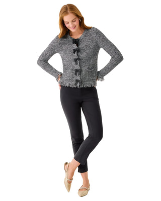 Kelso Cardigan- Black Marl