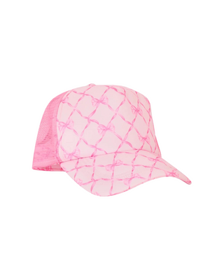 Joni Trucker Hat- Pink Peppermint