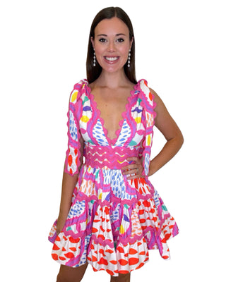 Cheli Floreat Dress- Pink