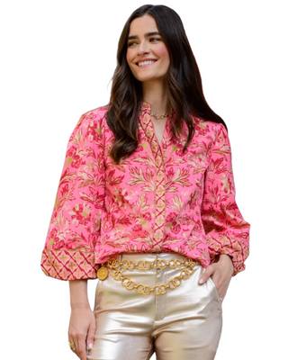 Emily Top- Grandeur Cherry