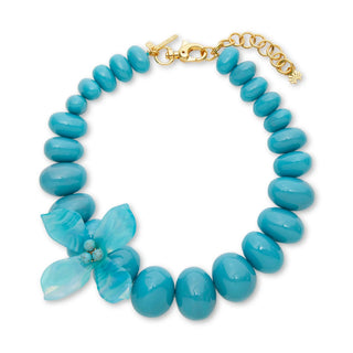 Oleander Necklace- Turquoise