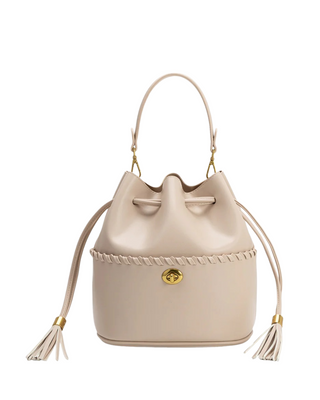 Janae Top Handle Bag - Bone
