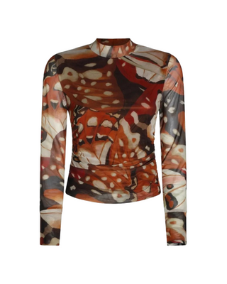 Borbofly Multicolor Tulle Blouse