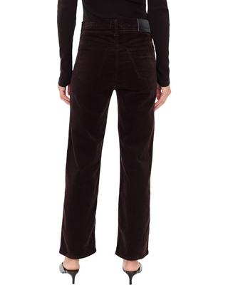 Palma Corduroy Straight Jean- Barrister