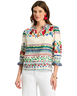 Kelly Summer Soiree Top- Multi