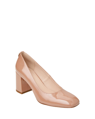 Lenora Patent Pump- Café Au Lait