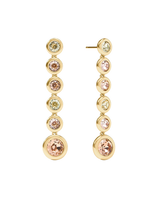 Rainbow Tier Earring- Champagne Radiance