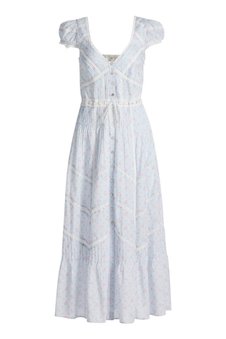 Aurela Dress- Chapparal Blue