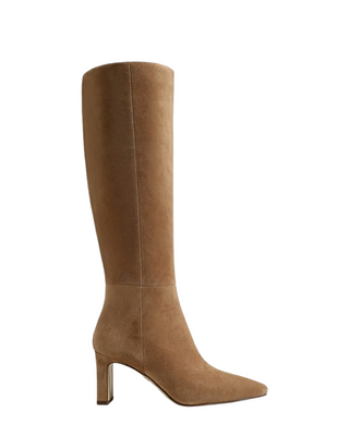 Sylvia Knee High Boot- Cypress Tan Suede