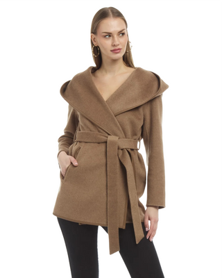 Vuitton Cardigan Wrap- Camel
