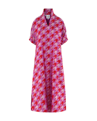 Poppy Maxi Dress- Houndstooth Jacquard
