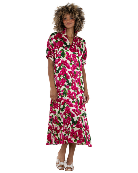 【　POPPY　】ピンク オーガンジー　チュニック Poppy Maxi Dress- Bougainvillea – Monkee's of Ridgeland