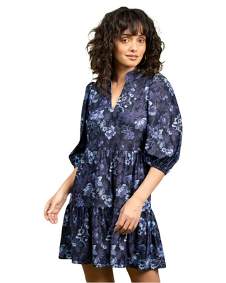Tory Dress- Royal Rose